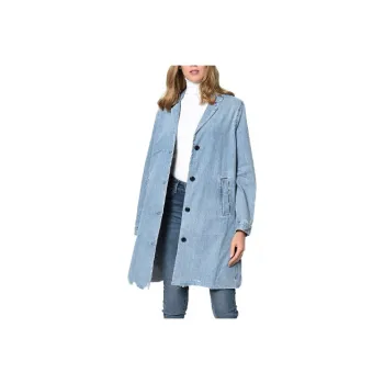 Levis Trench Coats Women's Blue