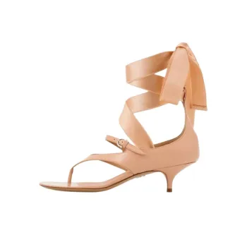 FERRAGAMO Heeled One Strap Sandals 4cm Women's Pink