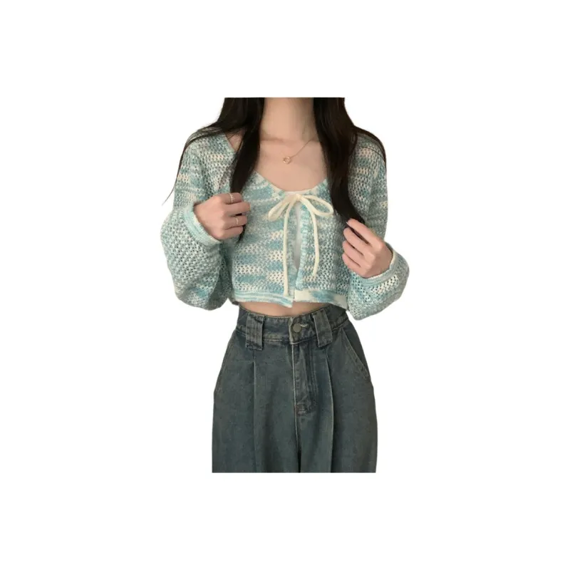 Flowers In Water Knitwear Women's-2