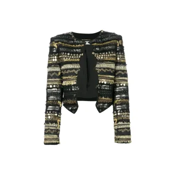 SAINT LAURENT Jackets Coats Women's Black