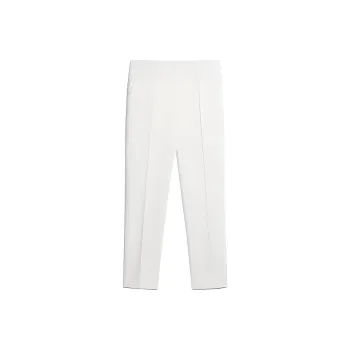 MaxMara Pegno Collection Viscose Jersey Trousers Casual Pants Women's White