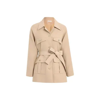 AUI Trench Coats Women's Khaki
