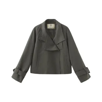 Cubic Trench Coats Women's