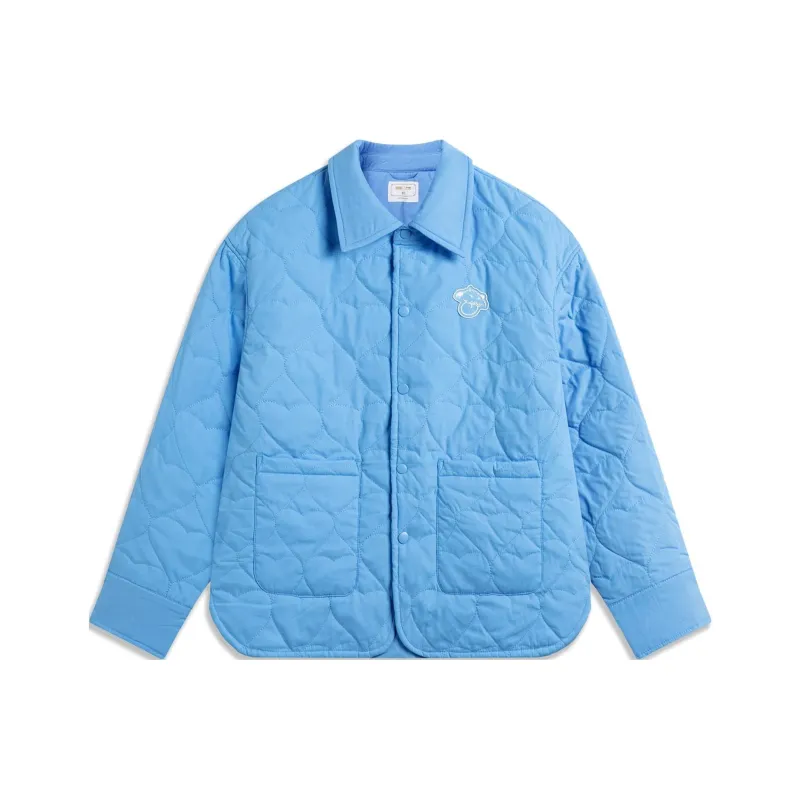 LiNing x LEAGUE OF LEGENDS Puffer Jacket Women's Xinjiang Blue-0