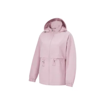 LINING Fitness Series Trench Coats Women's Lotus Red Purple