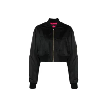 VERSACE Logo print Bomber Jacket