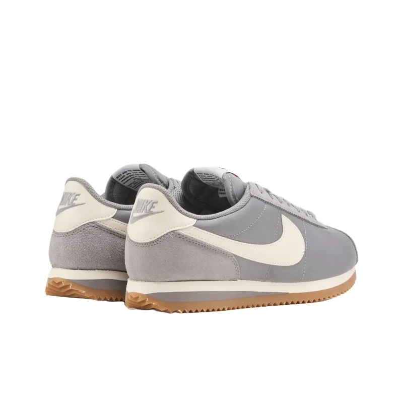 Nike Cortez Textile Cement Grey Gum Light Brown Safety Orange Sail Women's-4