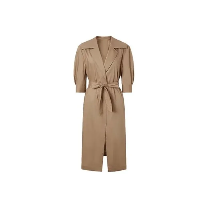 JZ. ANNAKRO Trench Coats Women's Coffee-0