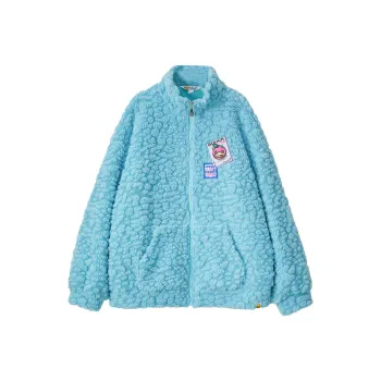 B.Duck Velvet feel Coat Women's Sky Blue