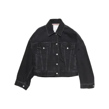 Acne Studios SS24 Denim Jacket Women's Black