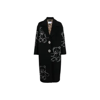 PHILIPP PLEIN Castoni Teddy Bear Oversized Coat