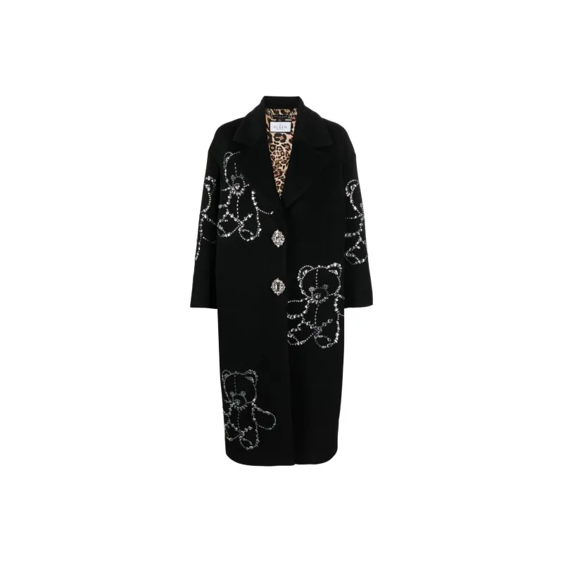 PHILIPP PLEIN Castoni Teddy Bear Oversized Coat-0