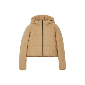 Burberry Puffer Jackets Women's Yellow
