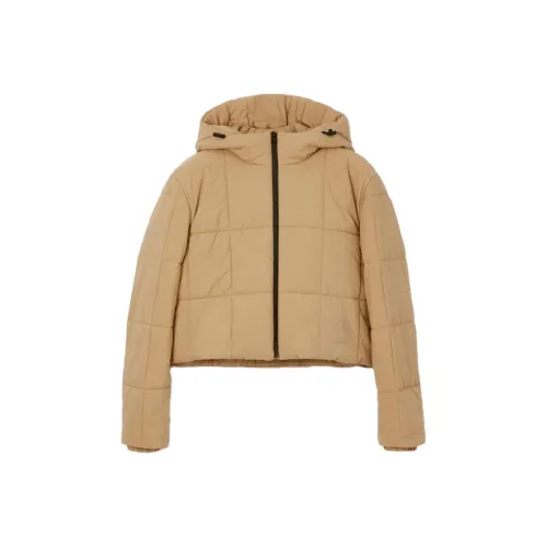 Burberry Puffer Jackets Women's Yellow