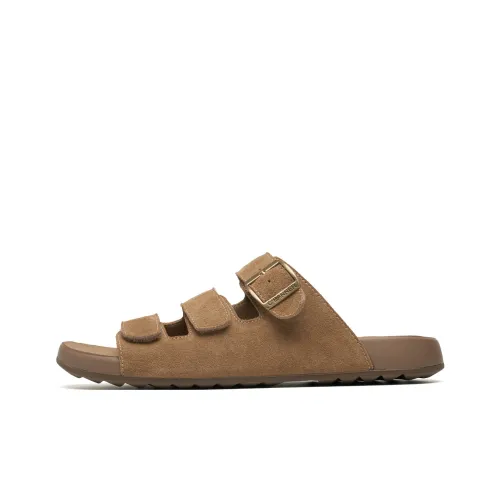 C°BANNER Slip Resistant Quick Dry Slide Slippers Men's Yellow Brown