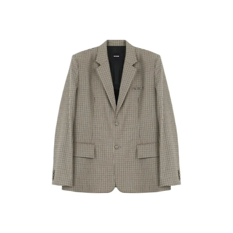 WE11DONE Check Blazer-0