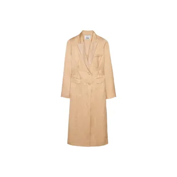 ZARA Coats Women's Light Pink