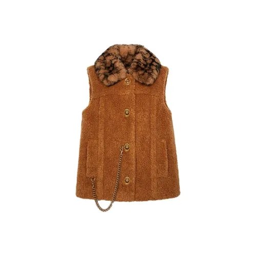 COACH Vests Women's Brown