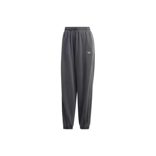 Adidas Originals Knitted Sports Pants Women's Carbon Black