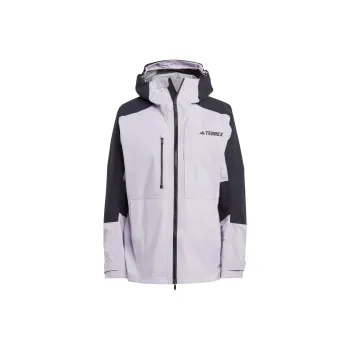 Adidas Terre Waterproof And Windproof Windbreaker Jacket Women's Silver