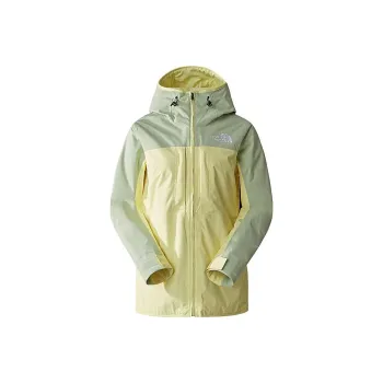 THE NORTH FACE Waterproof, Windproof, And Water Repellent Windbreaker Jacket Women's Yellow Green
