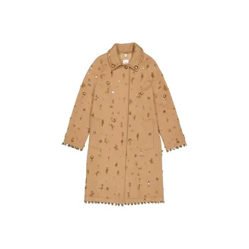 Burberry Coats Women's Camel