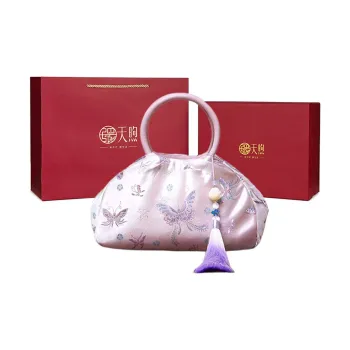 Pmsi Fabric Shoulder Bag, Crossbody Bag, Handbag Trumpets Women's Cherry Blossom Pink