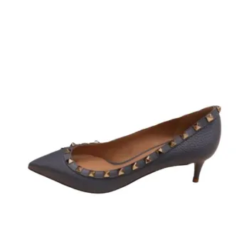 Valentino Cone Heel High Heels Women's Blue