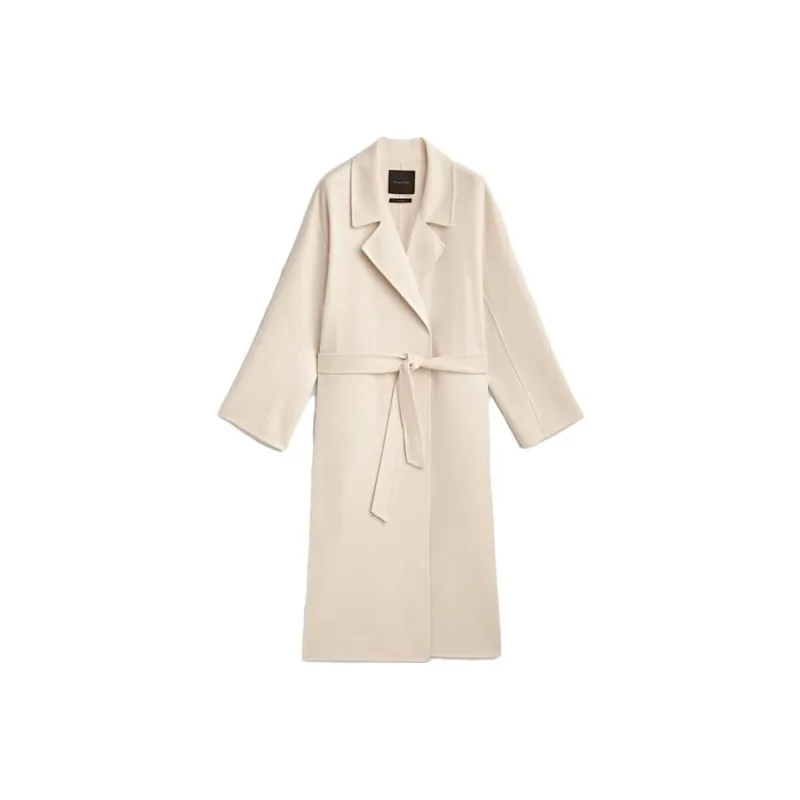 Massimo Dutti Coats Women's Ecru-0