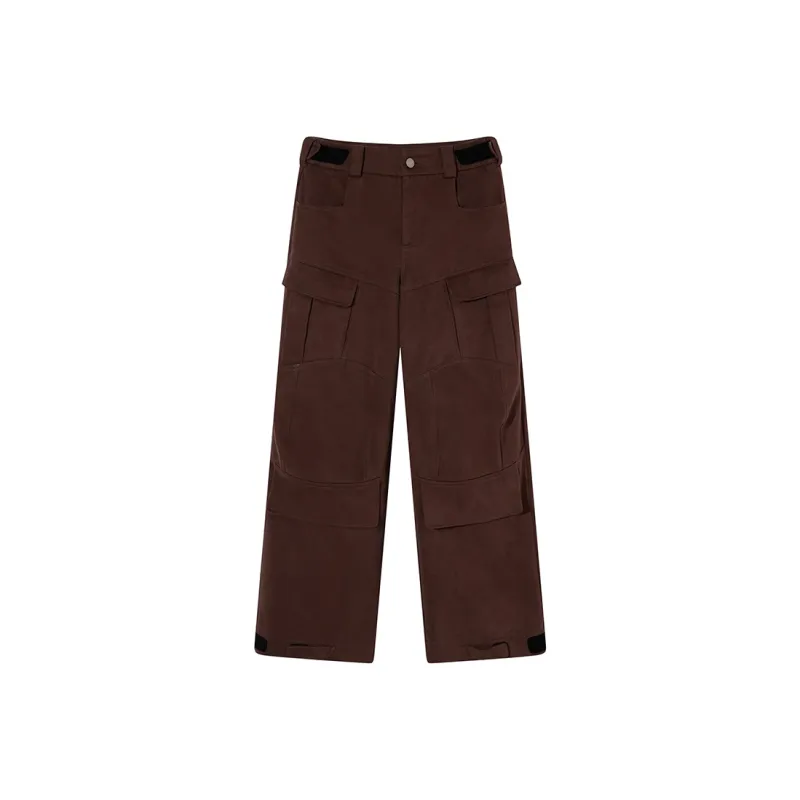 Ouyang Casual Pants Women's Coffee-0