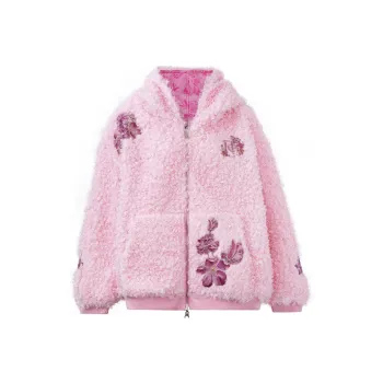 TCH Cropped Coats Women's Pink