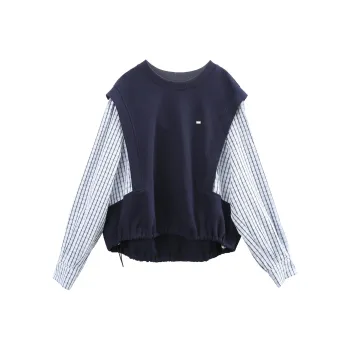 A Paradise For Awakening Sweatshirt Women's Navy Blue