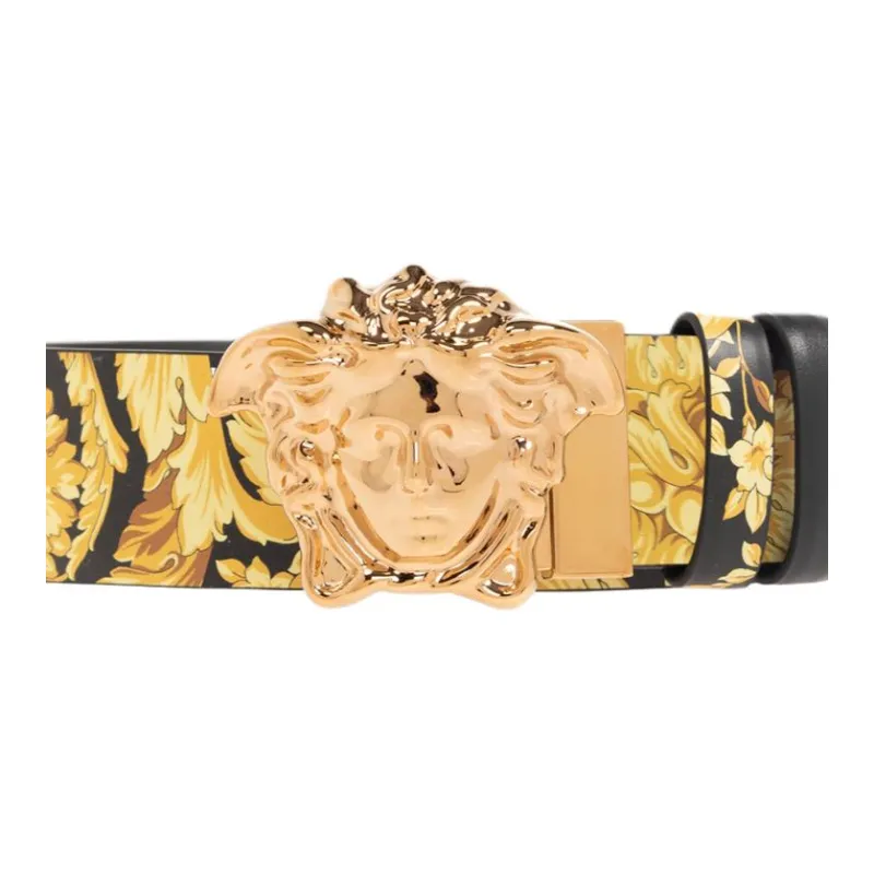 FANSIZHE Calfskin Leather Belts Kids' Yellow Width 2.5cm-1
