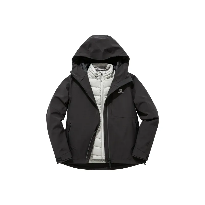 SALOMON Advancedskin Windbreaker Jackets Women's Black-0