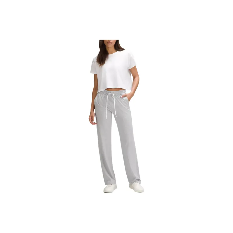 Lululemon Soft JerseyStraight Leg Mid Rise Pant Casual Pants Women's-2