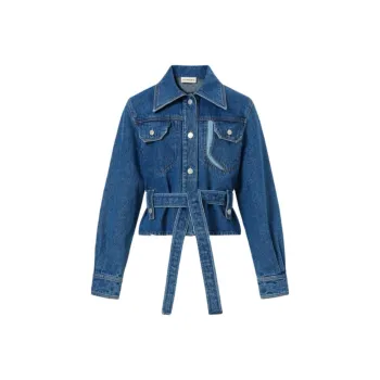 CARVEN Denim Jacket Women's Dark Blue