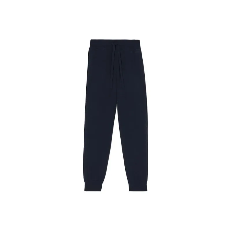 Burberry Knitted Sweatpants Women's Dark Charcoal Blue-0