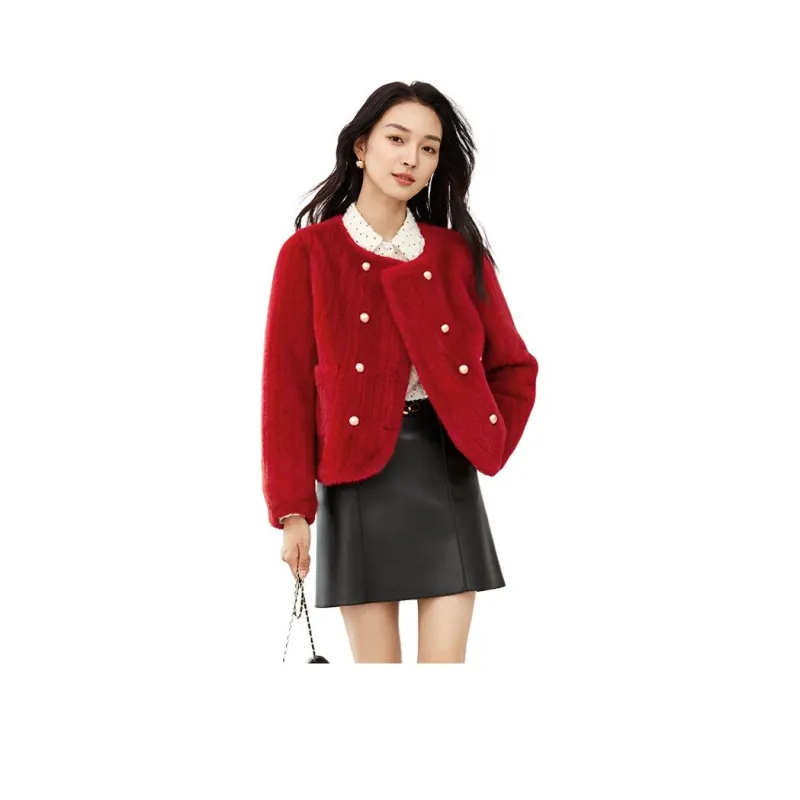 SENTUBILA Velvet Jackets Women's-14