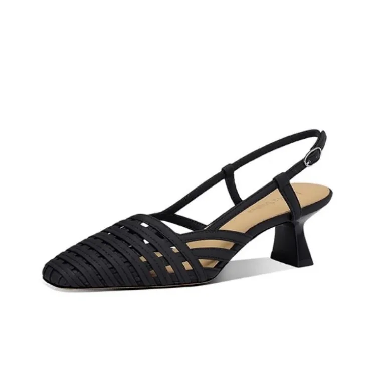 JESSICA SOPHIA Chunky Heel High Heels 5cm Women's-7