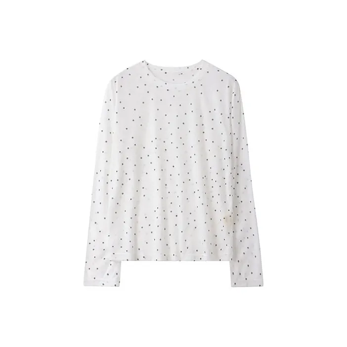 ATUXIU Knitwear 2025 Spring/Summer Elegance Slimming Crew Neck Base Layer Women's-0