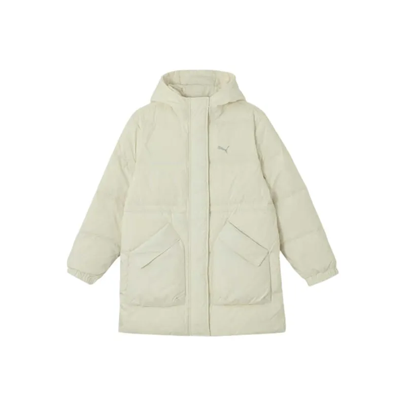 PUMA Sports Life Collection Down Jacket Women's Beige-0
