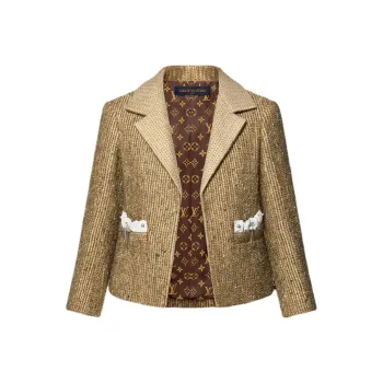 LOUIS VUITTON Lurex Tweed Blazer