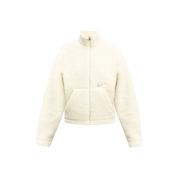 Nike Women's Sportswear Swoosh Jacket White-0
