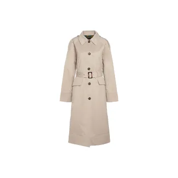 BARBOUR Showerproof Trench Coat Trench Coat Women's Light Yellow Umber