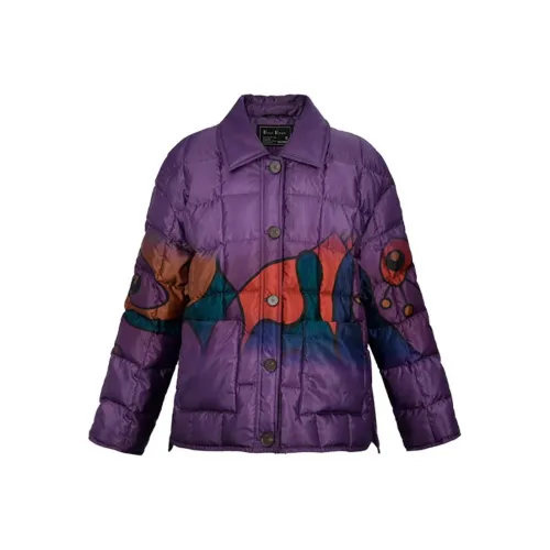 DIFFIE RIEGER Down Jacket Women's Purple