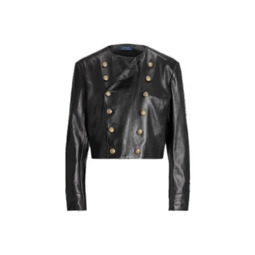 Polo Ralph Lauren Cropped Coats Women's Black