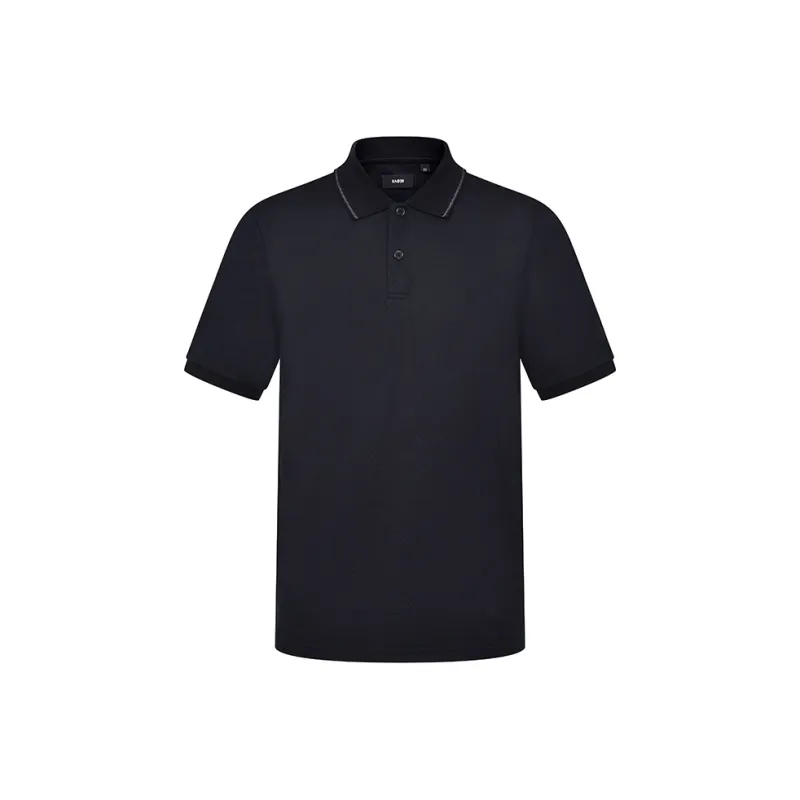 RARE Polo Shirt Men's Navy Blue-0