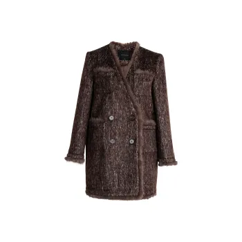 ROEYSHOUSE Coat Women's Chestnut Brown