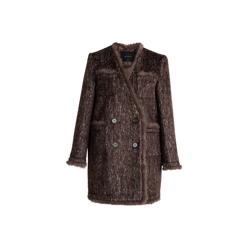 ROEYSHOUSE Coat Women's Chestnut Brown-0
