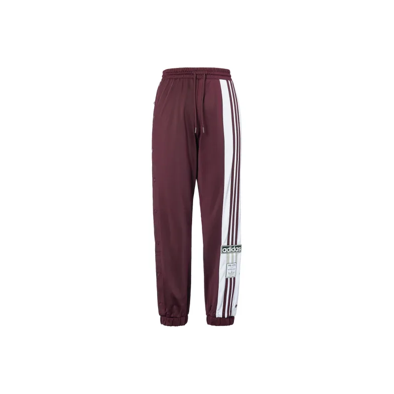 Adidas Originals Knitted Sweatpants Women's Dark Reddish Purple-0